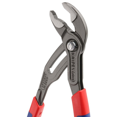 Knipex Cobra® Water Pump Pliers, 250 mm Overall, Flat, Straight Tip, 46mm Jaw