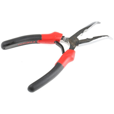Facom 195.A Long Nose Pliers, 200 mm Overall, Bent Tip, 69mm Jaw