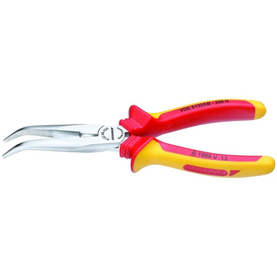 Gedore 1552147 Long Nose Pliers, 200 mm Overall, Straight Tip, 70,5mm Jaw