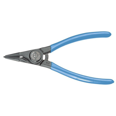 Gedore 5-Piece Circlip Pliers, 141 mm Overall, Straight Tip, 40mm Jaw