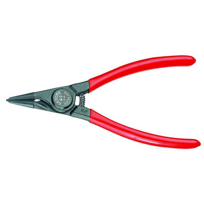 Gedore Circlip Pliers, 320 mm Overall, Straight Tip, 85.5mm Jaw