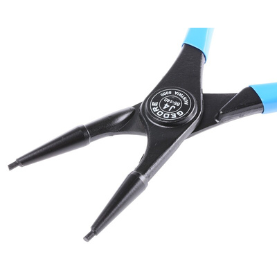 Gedore Circlip Pliers, 322 mm Overall, Straight Tip, 84.5mm Jaw