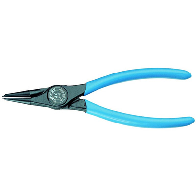 Gedore Circlip Pliers, 322 mm Overall, Straight Tip, 84.5mm Jaw