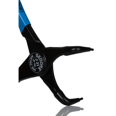 Gedore 8000 Circlip Pliers, 214 mm Overall, Bent Tip, 50mm Jaw
