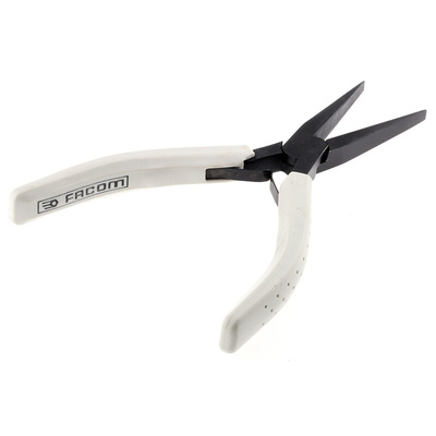 Facom MICRO-TECH 401.MT Electronics Pliers, Long Nose Pliers, 160 mm Overall, Straight Tip, 48mm Jaw