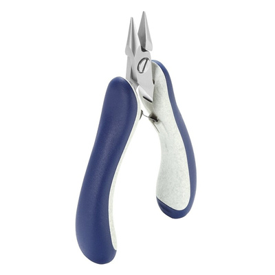 ideal-tek E6022 Electronics Pliers, Long Nose Pliers, 135 mm Overall, Straight Tip, 20mm Jaw, ESD
