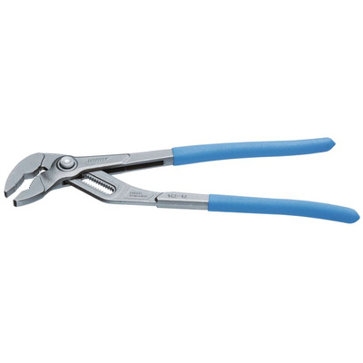 Gedore 142 12TL Water Pump Pliers, 309 mm Overall, Bent Tip, 43mm Jaw