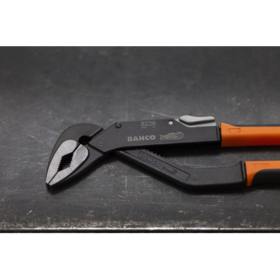 Bahco Water Pump Pliers, 400 mm Overall, 67mm Jaw