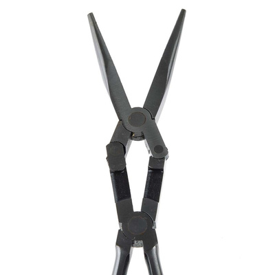 Facom Long Nose Pliers, 340 mm Overall, Straight Tip, 81mm Jaw