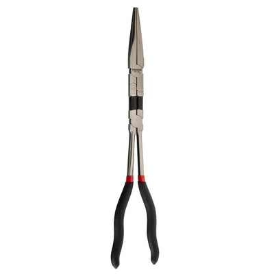 Facom Long Nose Pliers, 340 mm Overall, Straight Tip, 81mm Jaw