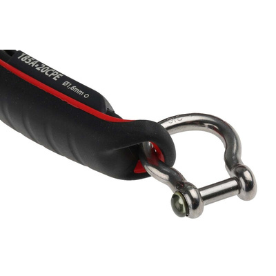 Facom Long Nose Pliers, 200 mm Overall, Straight Tip, 75mm Jaw