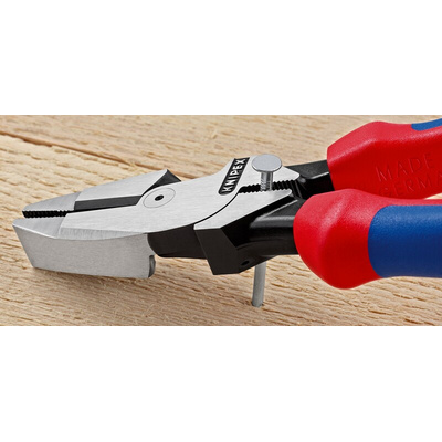 Knipex Combination Pliers, 240 mm Overall, Straight Tip