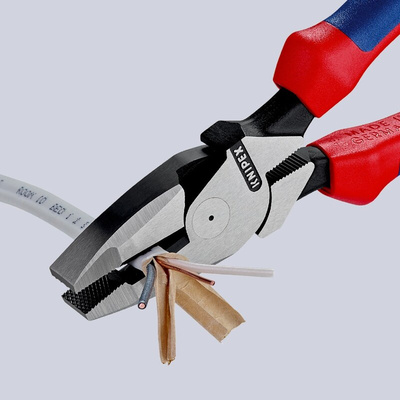Knipex Combination Pliers, 240 mm Overall, Straight Tip