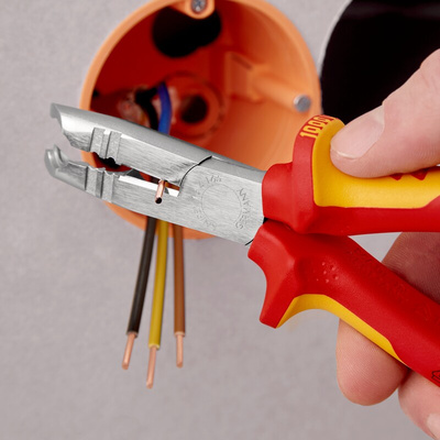 Knipex Stripping and drawing pliers, 165 mm Overall