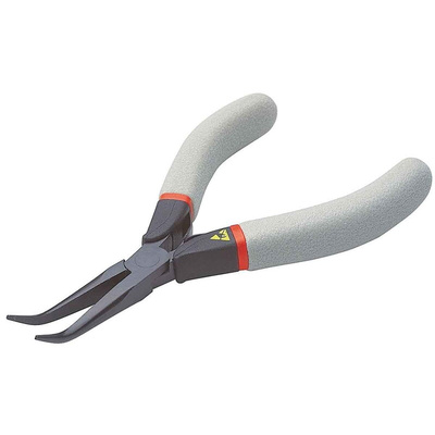 Facom Round Nose Pliers, 135 mm Overall, 35mm Jaw, ESD
