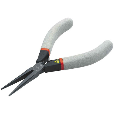 Facom Round Nose Pliers, 140 mm Overall, 35mm Jaw, ESD