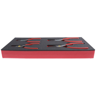 Facom Circlip Pliers, 418 mm Overall, Straight Tip