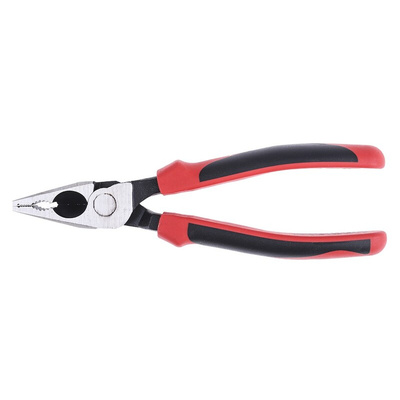Teng Tools Combination Pliers, 197 mm Overall, Straight Tip, 11mm Jaw