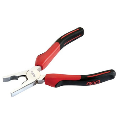 SAM Combination Pliers, 165 mm Overall, Straight Tip, 34mm Jaw