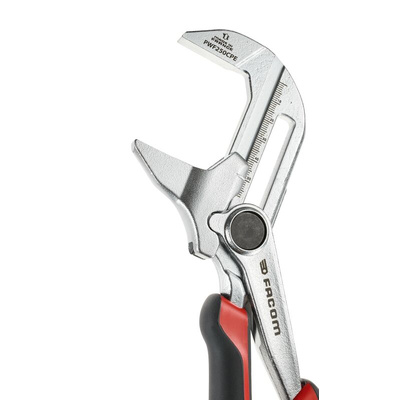 Facom PWF250 Plier Wrench, 250 mm Overall, Angled Tip
