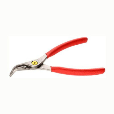 Facom Circlip Pliers, 215 mm Overall, Angled Tip