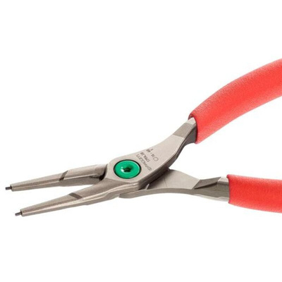 Facom Circlip Pliers, 215 mm Overall, Straight Tip