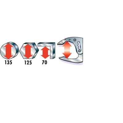 Facom Mole Grips, 274 mm Overall, Lock Grip Tip
