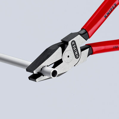 Knipex Combination Pliers, 200 mm Overall, Straight Tip