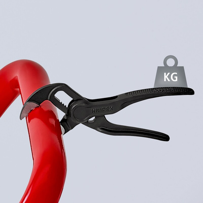 Knipex Cobra® XS Water Pump Pliers, 100 mm Overall, Angled, Straight Tip, 28mm Jaw