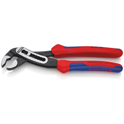 Knipex Alligator Water Pump Pliers, 180 mm Overall, Angled Tip