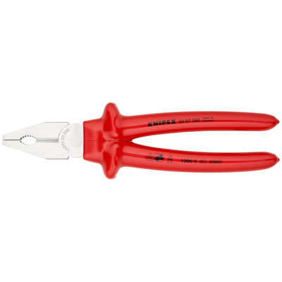 Knipex Combination Pliers, 260 mm Overall, Straight Tip, VDE/1000V