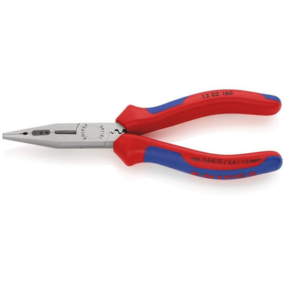 Knipex 13 02 160 Pliers, 160 mm Overall, Straight Tip