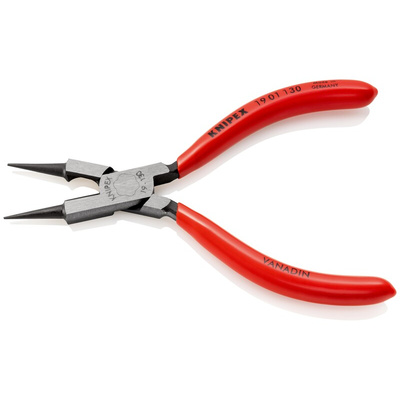 Knipex 19 01 130 Round Nose Pliers, 130 mm Overall, Straight Tip, 32mm Jaw