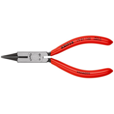 Knipex 19 01 130 Round Nose Pliers, 130 mm Overall, Straight Tip, 32mm Jaw