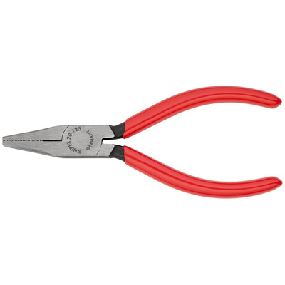 Knipex 20 01 125 Nose pliers, 125 mm Overall, Flat, Straight Tip, 27mm Jaw