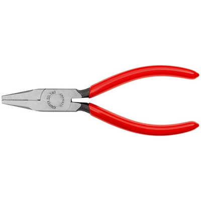 Knipex 20 01 140 Nose pliers, 140 mm Overall, Flat, Straight Tip, 28mm Jaw