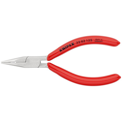 Knipex Nose pliers, 125 mm Overall, Straight Tip, 27mm Jaw