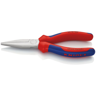 Knipex Long Nose Pliers, 170 mm Overall, Straight Tip, 1.828125in Jaw