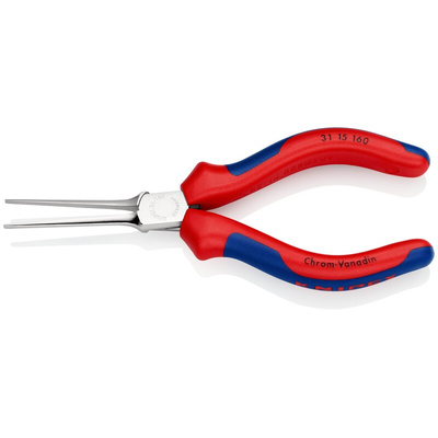 Knipex Nose pliers, 170 mm Overall, Straight Tip, 55mm Jaw