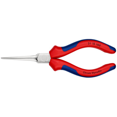 Knipex Nose pliers, 170 mm Overall, Straight Tip, 55mm Jaw