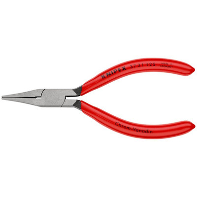 Knipex Nose pliers, 125 mm Overall, Flat Tip, 27mm Jaw