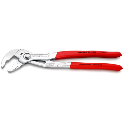 Knipex Cobra® Hightech Water Pump Pliers, 305 mm Overall, Angled Tip