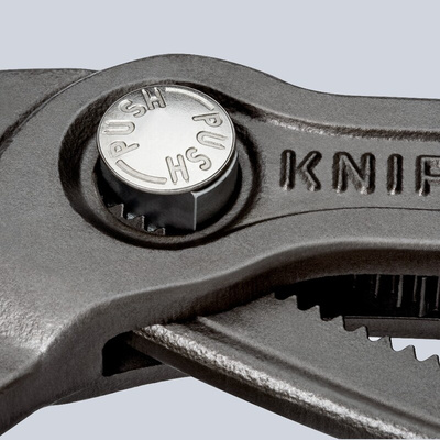 Knipex Cobra® Hightech Water Pump Pliers, 305 mm Overall, Angled Tip