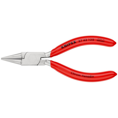 Knipex 37 43 125 Pliers, 125 mm Overall, Straight Tip, 27mm Jaw