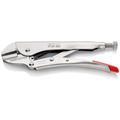 Knipex 41 24 225 Pliers, 225 mm Overall, Straight Tip