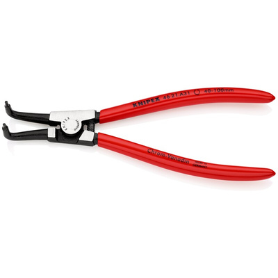 Knipex 46 21 A31 Circlip Pliers, 200 mm Overall, Angled Tip