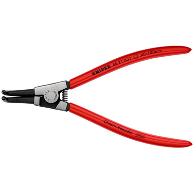 Knipex 46 21 A31 Circlip Pliers, 200 mm Overall, Angled Tip