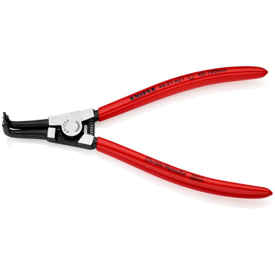 Knipex 46 21 A31 Circlip Pliers, 200 mm Overall, Angled Tip