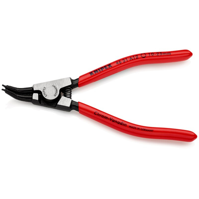 Knipex 46 31 A12 Circlip Pliers, 130 mm Overall, Bent Tip