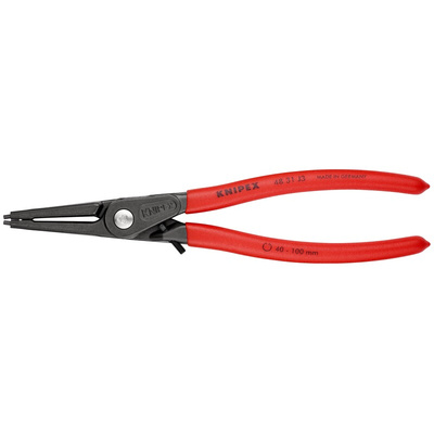 Knipex Circlip Pliers, 225 mm Overall, Straight Tip